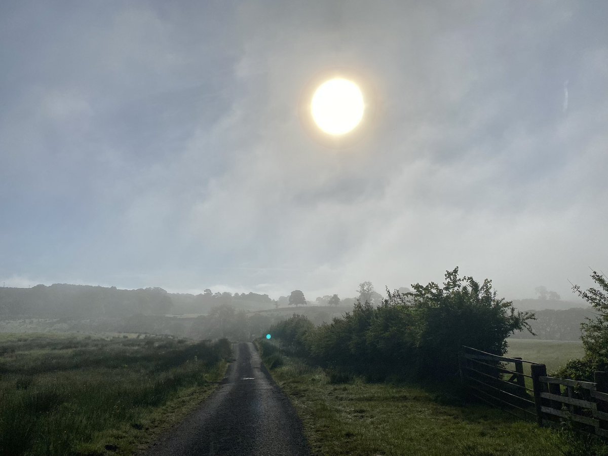 North Tyne valley with the thirteenth fogbow I’ve seen in the last six years right over our home.

Happy Sunday morning everyone.