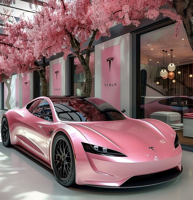 THE NEW TESLA ROADSTER FOR BABES!!