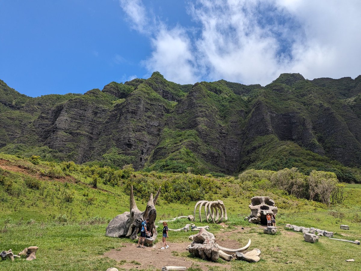 Kualoa Ranch...the T-Rex and King Kong were too bashful to make an appearance