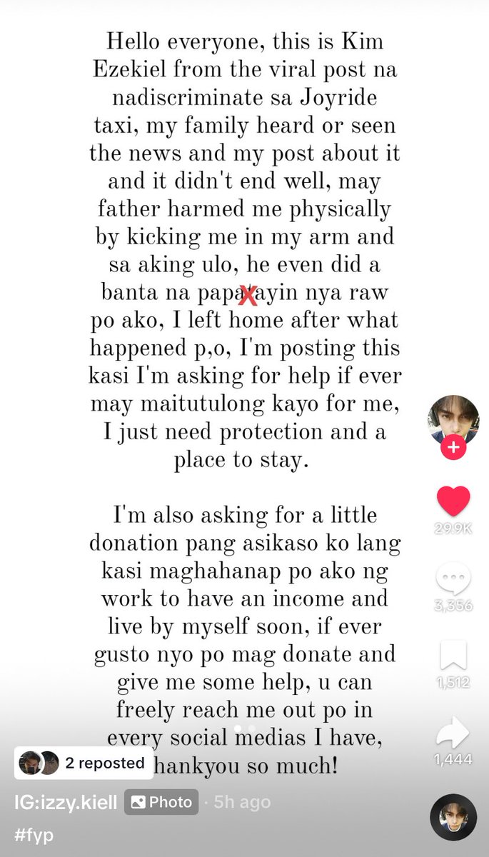 toonasteak's tweet image. ‼️TW: Homophobia, Violence‼️

OP is asking for help! Their family physically harmed and kicked them out after the incident went viral.

It’s happening during the pride month too! We are fighting against these kind of people each day. 

Please spread the word.