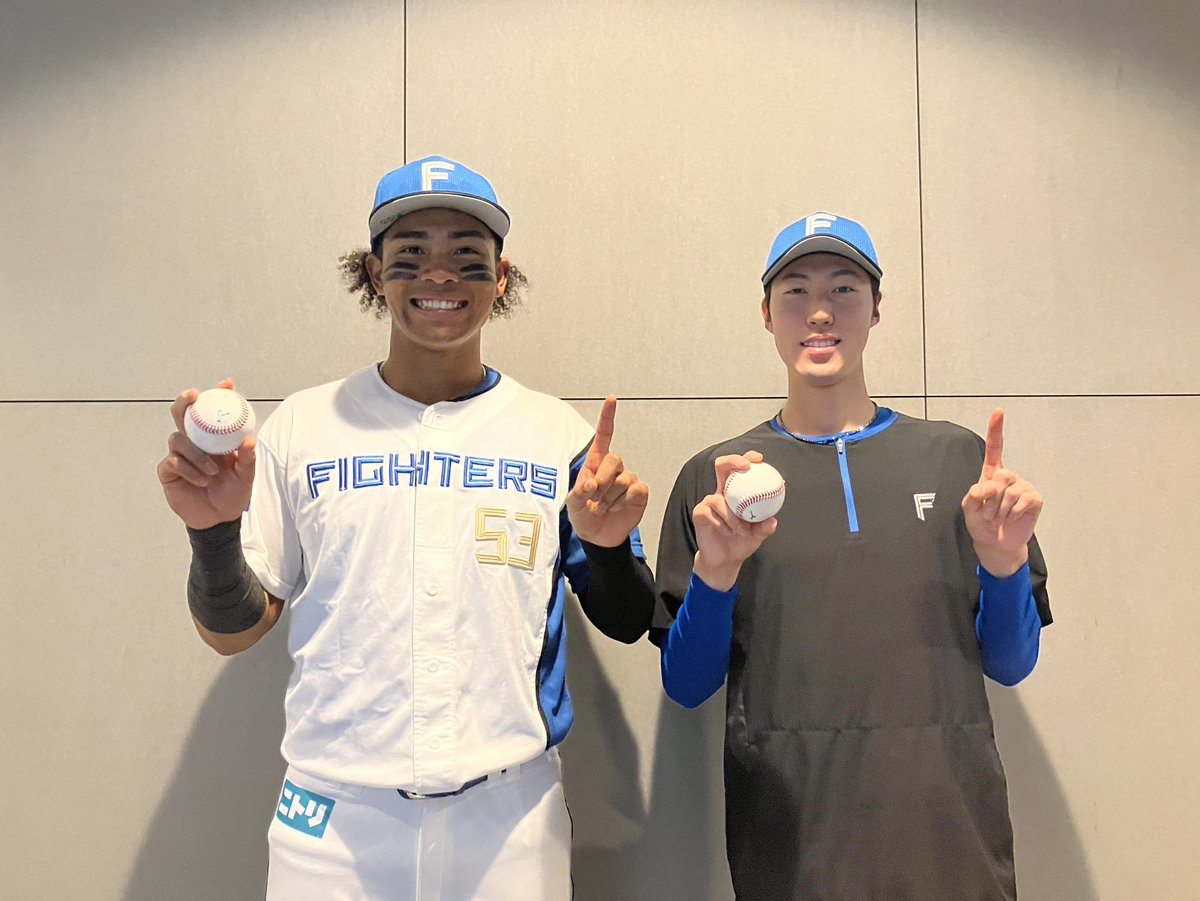 🎊プロ初本塁打＆プロ初勝利🎊 #水谷瞬 #福島蓮 #lovefighters
