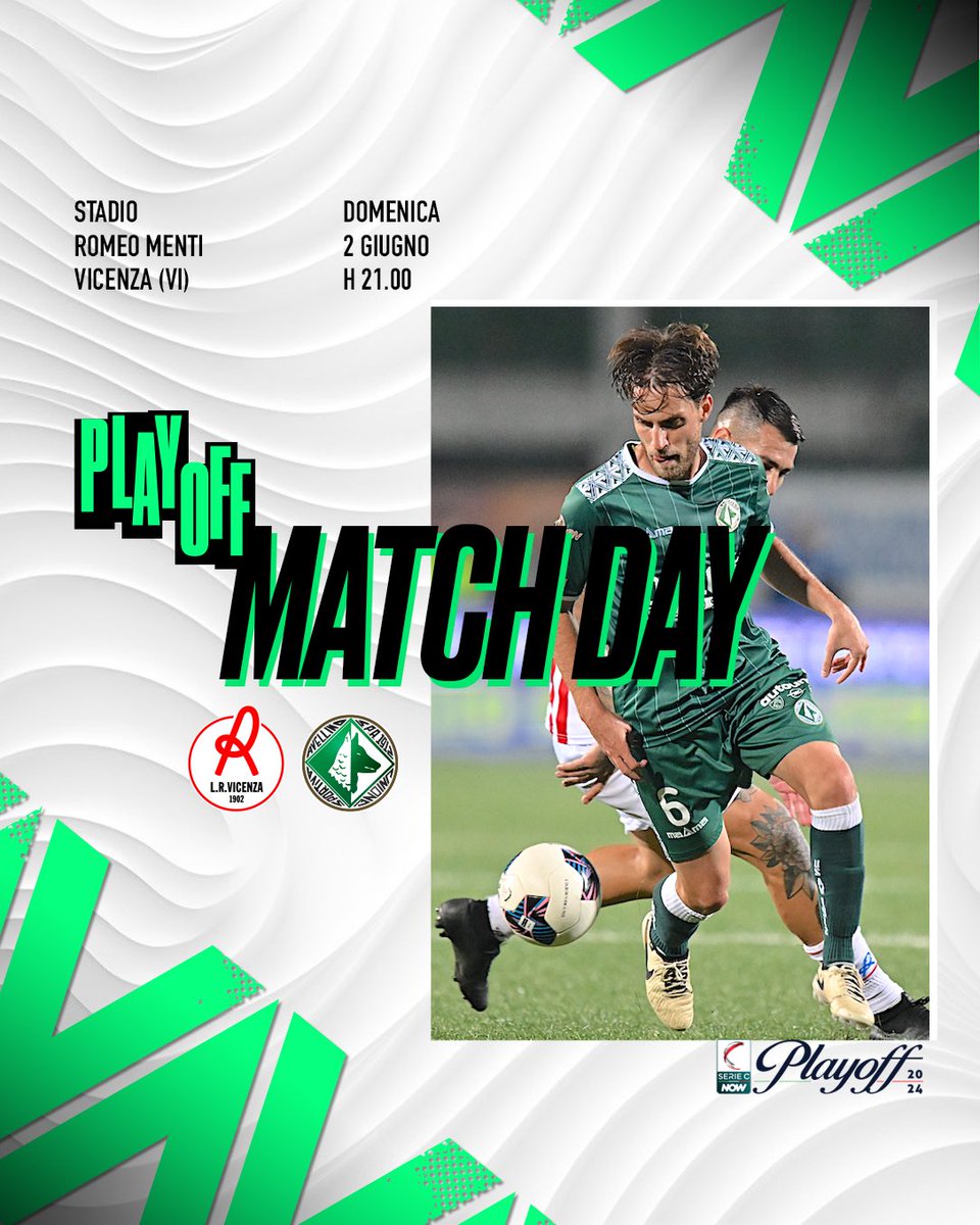 usavellino1912_'s tweet photo. 𝐌𝐚𝐭𝐜𝐡 𝐃𝐚𝐲
Vicenza 🆚 Avellino
🏆 Serie C Now - Playoff
🏟️ Romeo Menti
📍 Vicenza (VI)
⏰ 21.00
📡 Sky
💻 Now Tv
📺 Rai Sport
🖥️ Diretta Stadio Studio - Prima Tivvù
🎙️ Radio Punto Nuovo
#usavellino1912 #soloperamore https://t.co/VbEh5kGalG