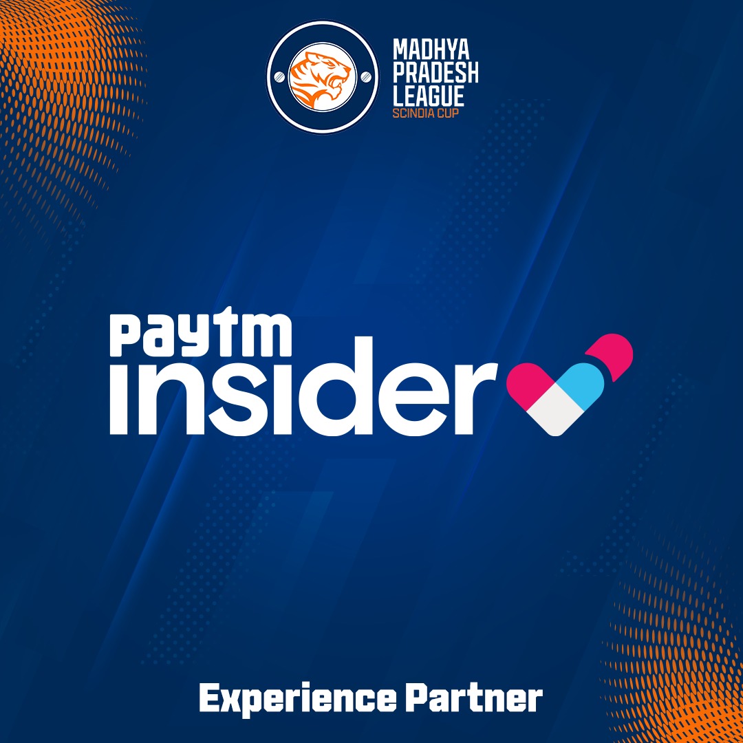 MPLeagueT20's tweet photo. Excited to announce our Experience Partner for the inaugural season of Madhya Pradesh League, Paytm Insider.
#MadhyaPradeshLeague #mpcricket #madhyapradesh #MP #MPLeagueT20 #MPLT20 #ExperiencePartner https://t.co/TEDm2CCXI4