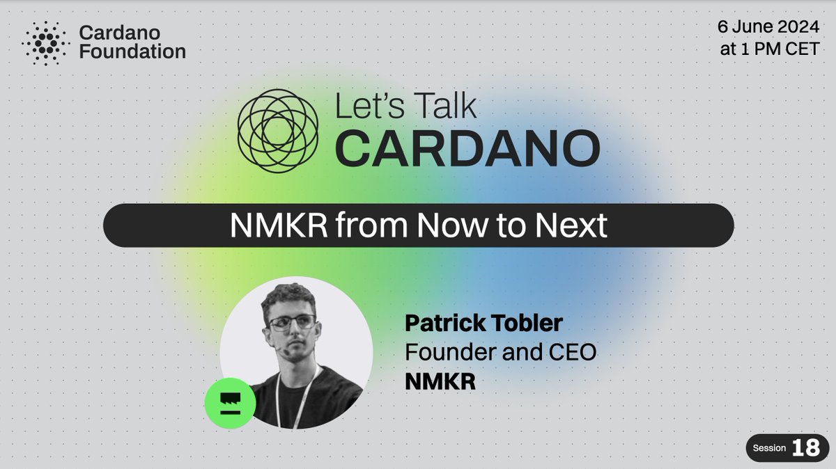 Cardano_CF's tweet photo. 🎙️ Join us for a live interactive session with @Padierfind, CEO of @nmkr_io, as he discusses how NMKR Studio &amp; their powerful API infrastructure are revolutionizing the integration &amp; management of #NFTs and digital assets on the #blockchain.

Register 👉 https://t.co/8Ng60Pey51 https://t.co/za8Mu83HpN