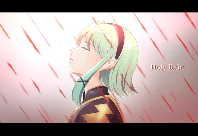 #コンパスお絵描き 紅き雨