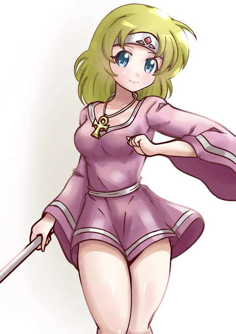 ウルティマのシスターさんちょっと加筆修正して再掲です( ੭˙ᗜ˙)੭#レトロコンシューマー愛好会 #レトロゲーム#ウルティマ恐怖のエクソダス#ファミコン 