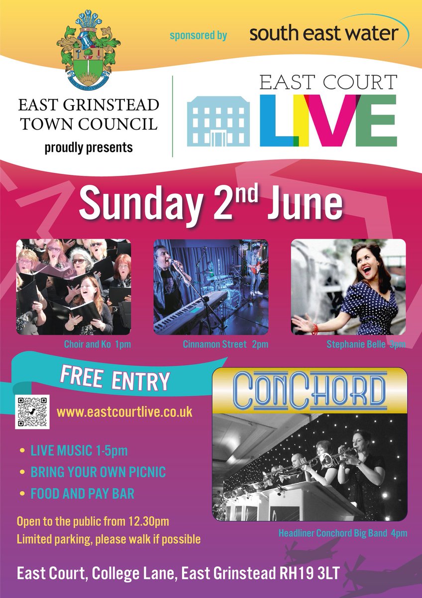 East Court Live today, a brilliant, free music event for the whole community. I'll be there, raising money to help buy a community Trishaw to take the elderly, isolated, lonely, physically unable, out on a bike to reconnect with the town. See you there. #eastgrinstead #community