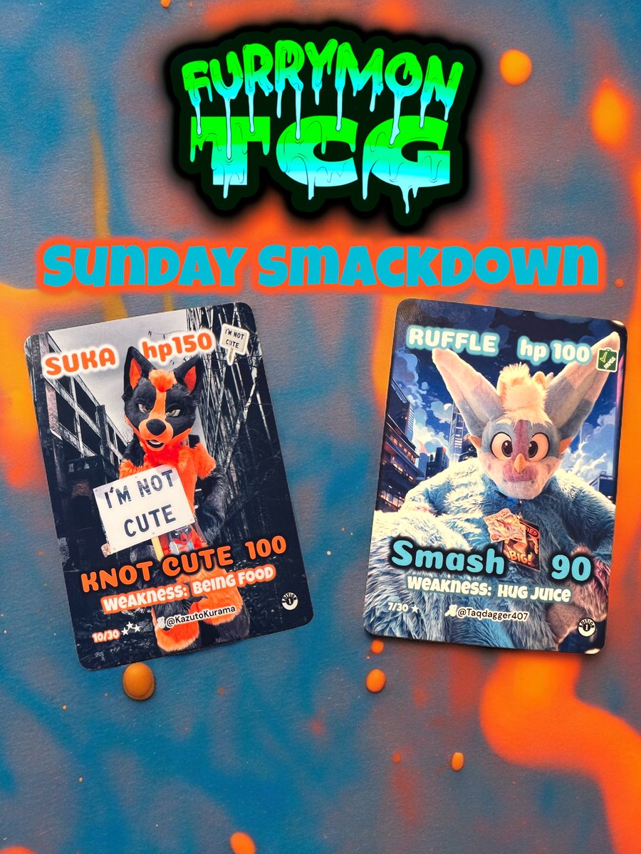 FurryMonTCG's tweet image. Welcome to our 1st ever battle.
Who’s winning? Vote below👇