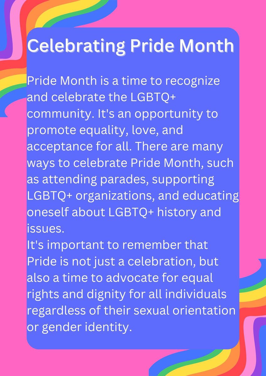 fv_inclusion's tweet photo. 🏳️‍🌈Happy Pride month from us here at Forth Valley Inclusion!🏳️‍🌈

If you need further support or information, the LGBT Foundation have set up a helpline that you can call or email on: 0345 3303030 or HELPLINE@LGBT.FOUNDATION https://t.co/IbhDPezalJ