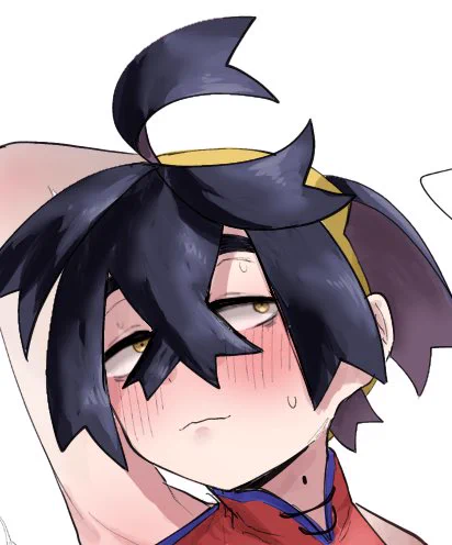 目の位置下げたら可愛い〜くなった