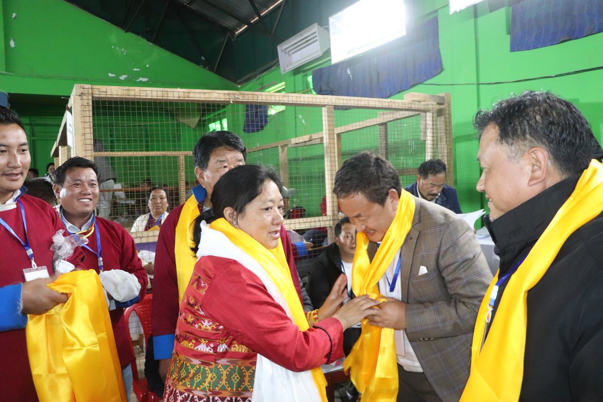 diprotawang's tweet photo. RO 1 Lumla ST Constituency @bapu_w declares BJP candidate @tseringlhamubjp elected. https://t.co/9NmhB4KE7K
