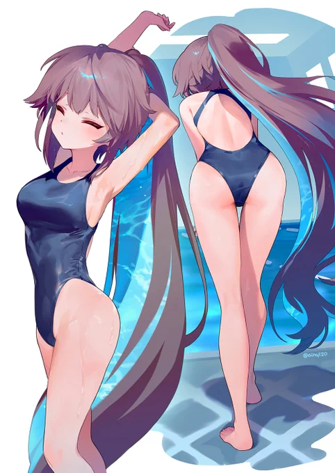 水泳の時間 #オリジナル 