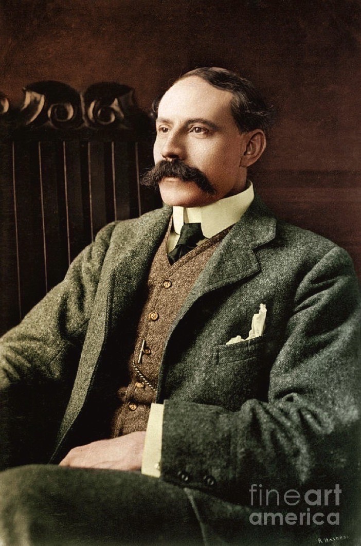 2 June 1857. English classical composer Edward Elgar was born in Lower Broadheath, Worcestershire. Among his best-known compositions are the Enigma Variations and the Pomp and Circumstance Marches. His music was most popular in the Edwardian era, but remains popular even now.
