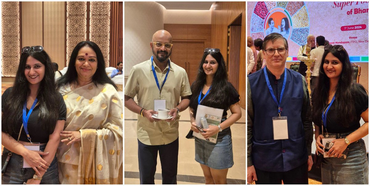 sidhatrigauba's tweet photo. 🌾 Millets : The super Food of Bharat! 🌾

A big thank you to all our distinguished speakers, enthusiastic participants, the incredible teams at @ignca_delhi, #Ministryofculture &amp; @MeraMilletMagic Your support and dedication made the Symposium a resounding success. https://t.co/BLmLhwu4g8