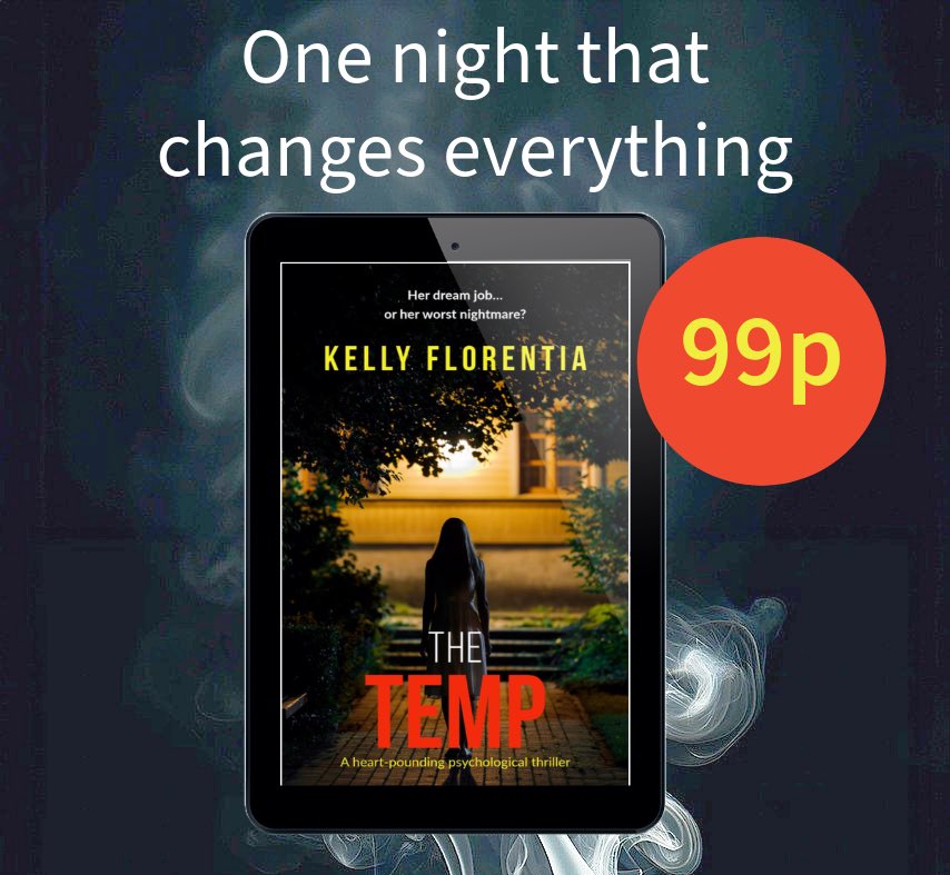 ✨99p NEW THRILLER✨ One night. One obsession. One fatal attraction. THE TEMP amzn.to/3JP7Wk9 A heart-pounding #PsychologicalThriller Available with Kindle Unlimited. #sundayvibes #thrillerbooks