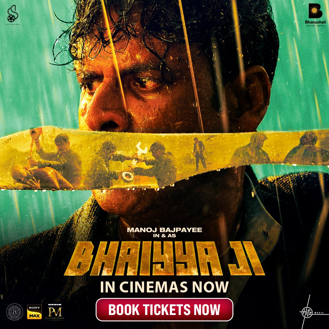manoj bajpayee (@bajpayeemanoj) on Twitter photo Yeh Sunday hoga action-packed Sunday! 🤩🔥
Miliye desi OG superstar #BhaiyyaJi se apne nazdeeki cinema-gharon mein.
Book your tickets now. 🎟️
🔗 : bit.ly/BMS_BhaiyyaJi
#MB100
<a href="/Suvinder_Vicky/">Suvinder Vicky</a> <a href="/jatinact/">Jatin Goswami</a> @sharmamatvipin <a href="/zyhssn/">Zoya Hussain</a> <a href="/apoorvkarki88/">Apoorv Singh Karki</a> <a href="/vinodbhanu/">Vinod Bhanushali</a> #KamleshBhanushali Yeh Sunday hoga action-packed Sunday! 🤩🔥
Miliye desi OG superstar #BhaiyyaJi se apne nazdeeki cinema-gharon mein.
Book your tickets now. 🎟️
🔗 : bit.ly/BMS_BhaiyyaJi
#MB100
<a href="/Suvinder_Vicky/">Suvinder Vicky</a> <a href="/jatinact/">Jatin Goswami</a> @sharmamatvipin <a href="/zyhssn/">Zoya Hussain</a> <a href="/apoorvkarki88/">Apoorv Singh Karki</a> <a href="/vinodbhanu/">Vinod Bhanushali</a> #KamleshBhanushali