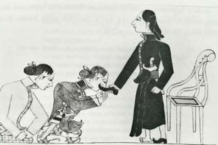 Salah satu adegan terkenal dalam Babad (Diponegoro) Kedungkebo karya Tumenggung Cokronegoro adalah sketsa Diponegoro menampar Patih Danurejo dengan selopnya. Ada cerita soal pajak, korupsi, budi baik, dan dendam di baliknya; saya ceritakan dalam Podcast Mas BeWe, link di reply: