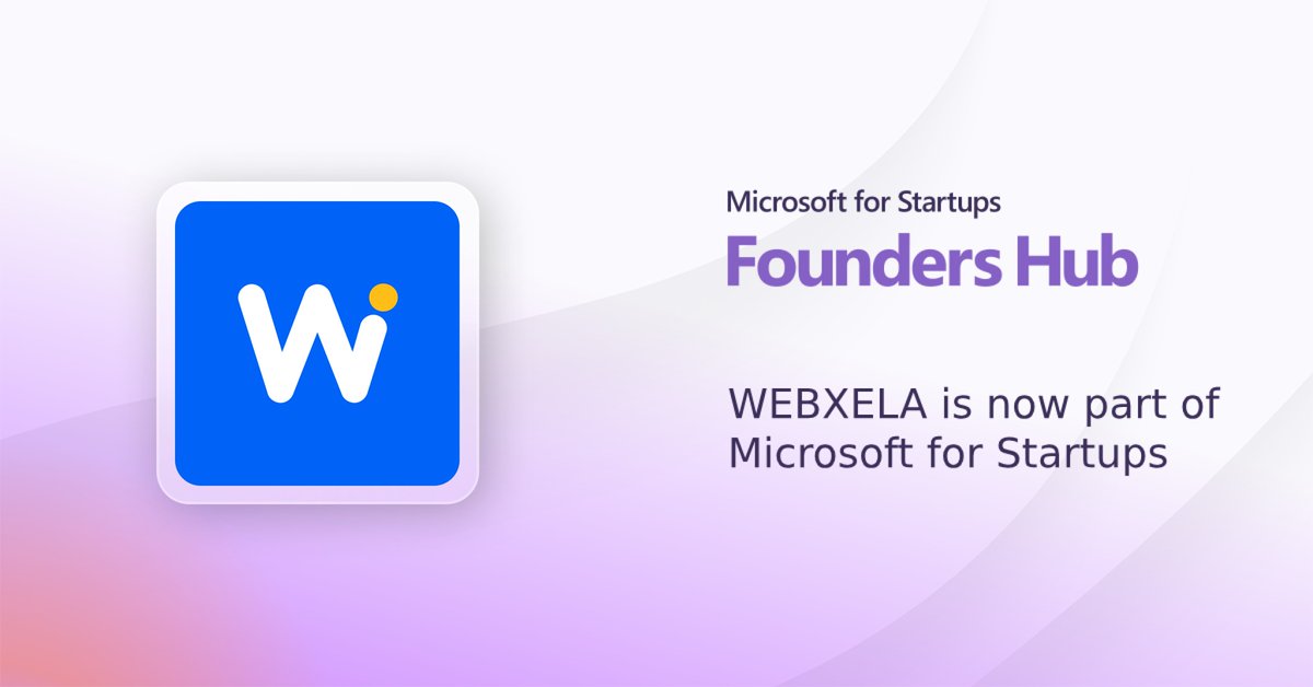 YatharthStories's tweet photo. Big News!🎉 

WEBXELA is now part of @Microsoft for Startups! 🌟

Ready to build your dream #AI startup for FREE with OpenAI &amp; Microsoft Azure?✨

Let’s build the future together! 🙌 
Get early access: https://t.co/EPFCXPPdfE

Meet with our Co-Founder @NencyRavaliya 

Thanks!❤️ https://t.co/4R2Z4SMyPn