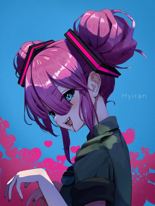 「hair ornament pink hair」 illustration images(Latest)