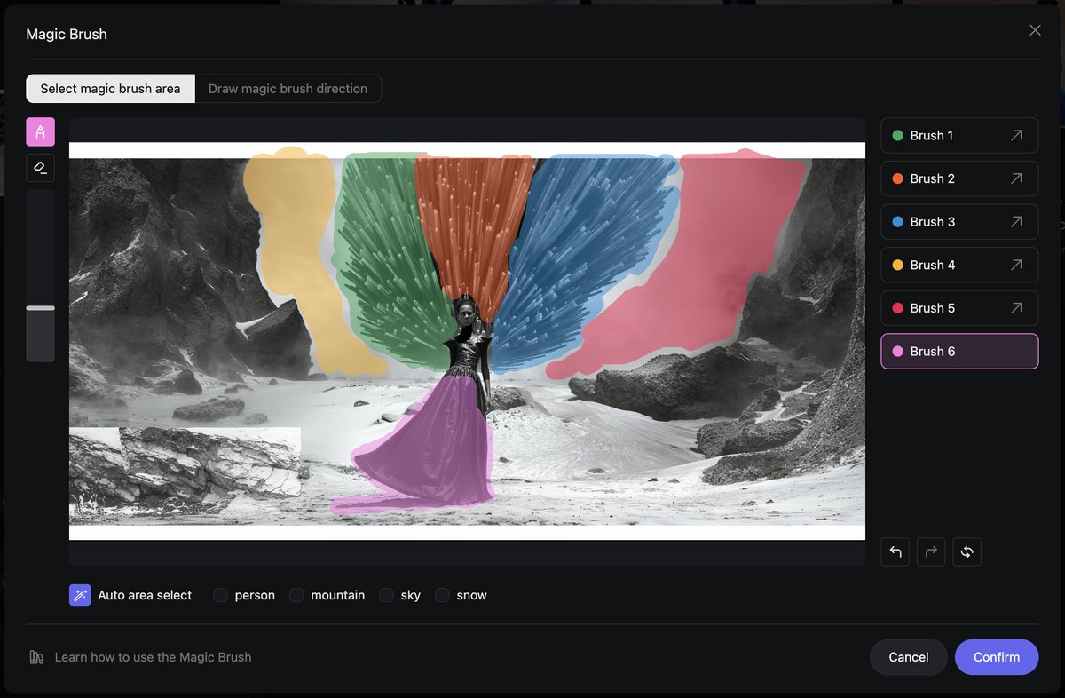 dustinhollywood's tweet photo. @PixVerse_ new #MagicBrush is doing some really nice depth curvature to its motion. (Stutter in motion is my edit 😉) https://t.co/1lkrRaOJAb