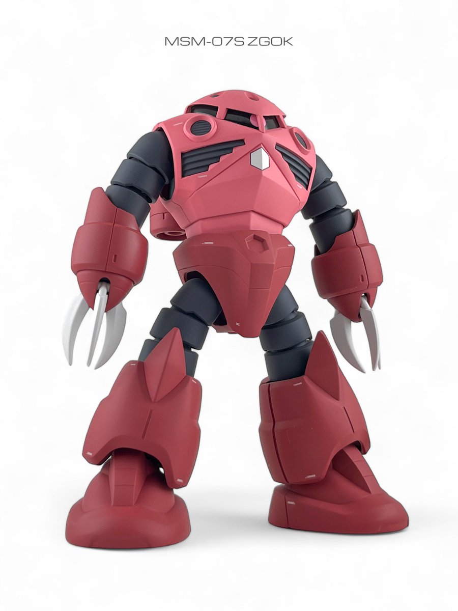 HG 1/144 MSM-07S シャア専用ズゴック 完成です。 ストレートに組んで