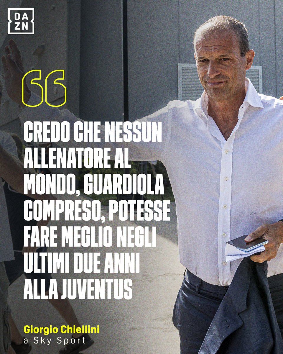 IaconeOsv's tweet photo. Sante parole, ora sono capaci di dire pure Chiellini Out 

#Chiellini #Allegri https://t.co/p9Pj73RqgK