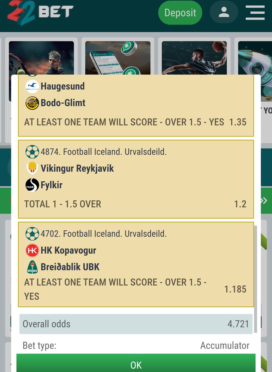 blade046's tweet photo. 4  Odds on 22bet 
Code: 1X966⚽
💚

Sign up &amp; receive 200% Welcome
Bonus 👇
NG https://t.co/cZI9OsriKh
GH https://t.co/83m9cB5fHM

@sportingking365 @woozzaabets
@BettingTipsMan  @LouieDi13 @TheLockTips 
@HouseOfAmbers @FreshBossTips @Promisepunta https://t.co/sDUNhw0IqX