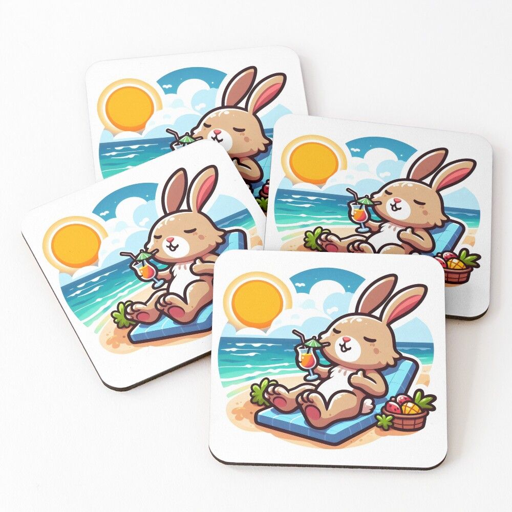 vivid_designpro's tweet photo. Get your hands on our adorable #bunny #coasters, perfect for your next beach day! Watch the bunny chill as you sip your drink. 🐰🏖️
🔗https://t.co/qrlThxq5yu 

#redbubble #homedecor #bunnyCoasters #gift #giftidea #accessories #summer #summertime #BeachVibes #pod #drinks https://t.co/54VPMaxcIc