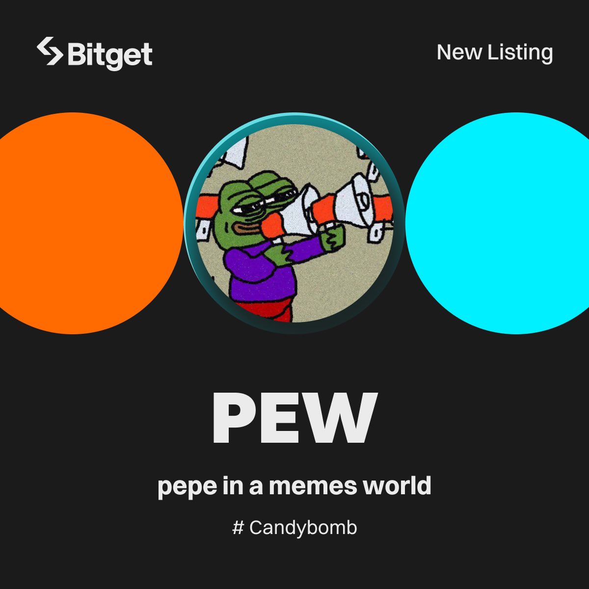 bitget's tweet photo. New Listing - $PEW @pewoneth
 
🔹Pair: PEW/USDT
🔹Deposit: opened
🔹Trading starts: June 3, 8:00 AM (UTC)
 
More details: https://t.co/rLSRVcRFpb https://t.co/HoQewY4JAS