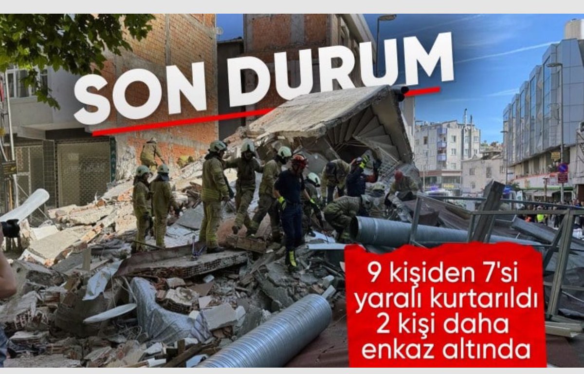 İstanbul'da 4 katlı bina çöktü
turkiyeekspreshaber.com/gundem/istanbu…