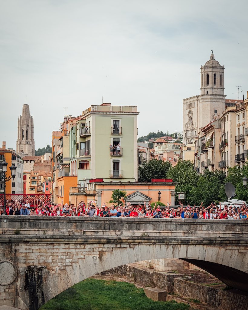 BON DIUMENGE, GIRONA! ❤️🤍 Avui fa una setmana… 🔙🥹