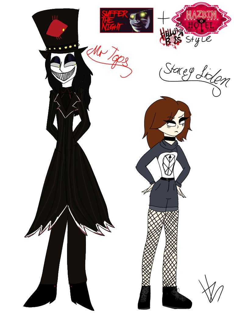 H1a2b3c4d5e's tweet photo. I Remake suffer the night + Hazbin hotel/helluva boss style
But I try to drawing >:^ T_T
#Sufferthenight #MrTops #Staceyliden #Hazbinhotel #helluvaboss #HAZBINHOTELstyle #helluvabossstyle #style #Remake #Art #game https://t.co/DuME6zVcOc