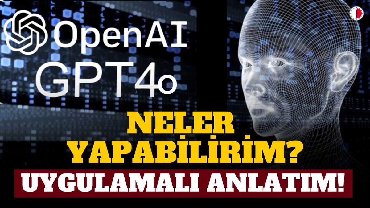 Erkam Tufan Aytav (@erkamtufan) on Twitter photo Yapay zekayı nasıl kullanırım?
OpenAI ChatGPT4o ile neler yapabilim?
<a href="/U_Berber/">Ümit Berber</a> <a href="/erkam30dakika/">youtube.com/erkamtufan</a>
👇👇👇
youtu.be/uYoYWZT2fdQ Yapay zekayı nasıl kullanırım?
OpenAI ChatGPT4o ile neler yapabilim?
<a href="/U_Berber/">Ümit Berber</a> <a href="/erkam30dakika/">youtube.com/erkamtufan</a>
👇👇👇
youtu.be/uYoYWZT2fdQ