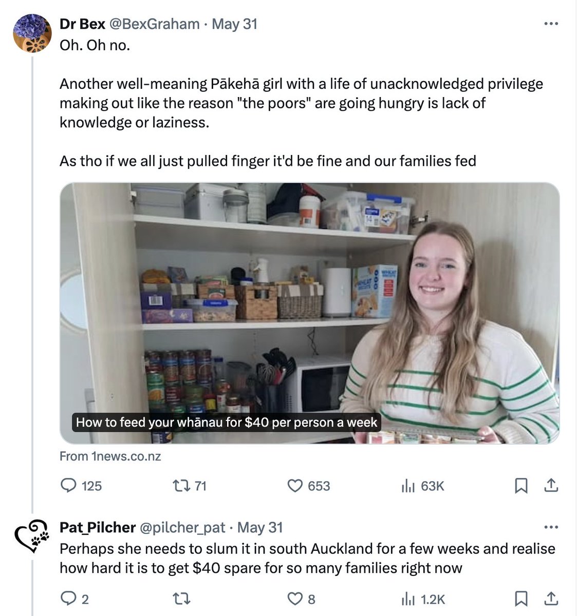 fundypost's tweet photo. Enlightened progressives are lining up to attack a student nurse. https://t.co/F9mt2wRGIO