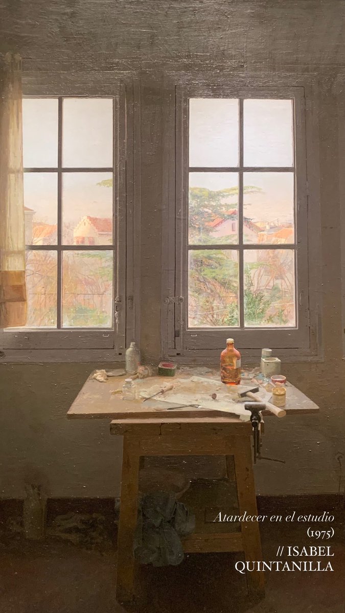 Anamr4's tweet photo. Isabel Quintanilla y su “emoción en la ausencia”🖌

En el @MuseoThyssen 
#arte #pintura #realismo #cultura #isabelquintanilla https://t.co/rX1WVMZj12