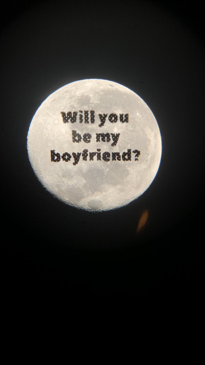 mortymcartib's tweet photo. Using a telescope while gazing the moon and a Studio Ghibli movie ☺️ https://t.co/ufd0HjElTw