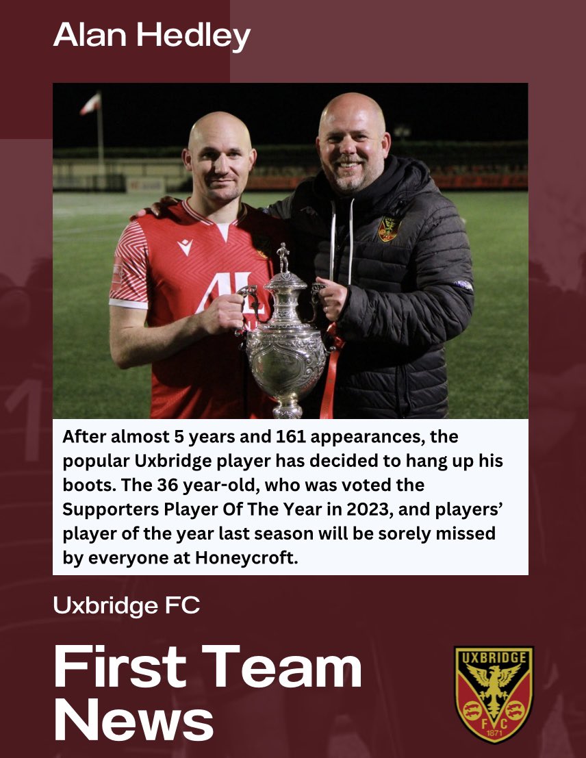 uxfc_redarmy's tweet photo. First Team News 🚨 https://t.co/8FQREkhn70