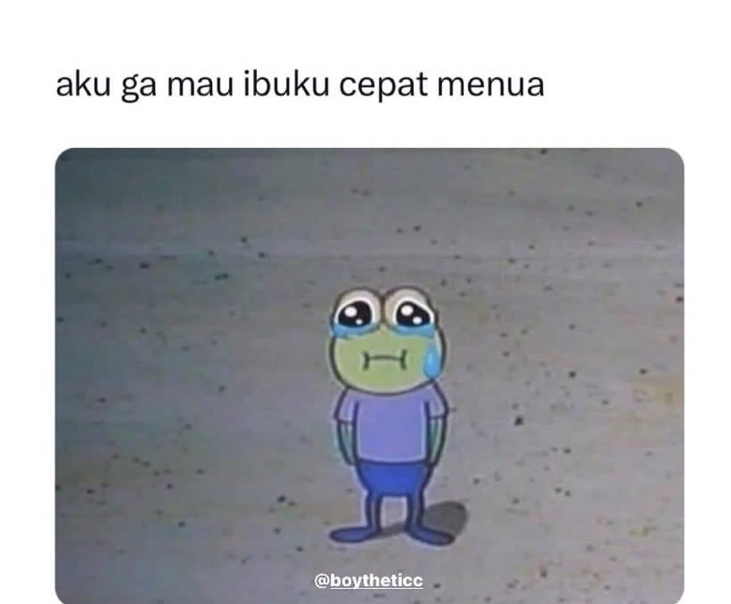 Bisa ga ibu abadi selamanya 🥹