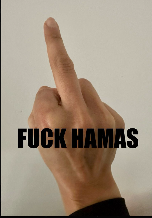 olivia220's tweet photo. Message de la part d'Oliviouche à la @FranceInsoumise et à @EmmanuelMacron et son @gouvernementFR qui #collaborent avec les #terroristesislamistes du #Hamas du #Hezbollah de l'#Iran et du #Qatar :
#FUCKHAMAS https://t.co/TCputavfID