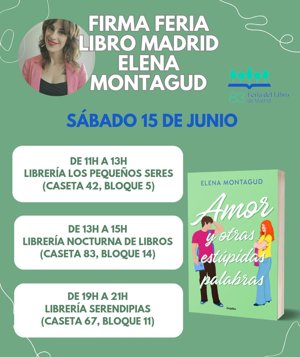 Este año al fin nos vemos. Desde 2017 que no voy a la <a href="/FLMadrid/">Feria del Libro de Madrid</a> 💚🥹