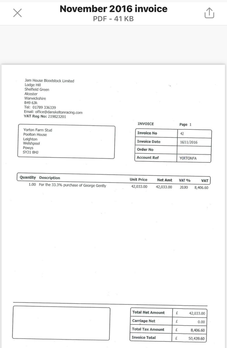 Hol73896Holt's tweet photo. George Gently. Jam House Bloodstock Invoices. https://t.co/PbPXsPWLQi