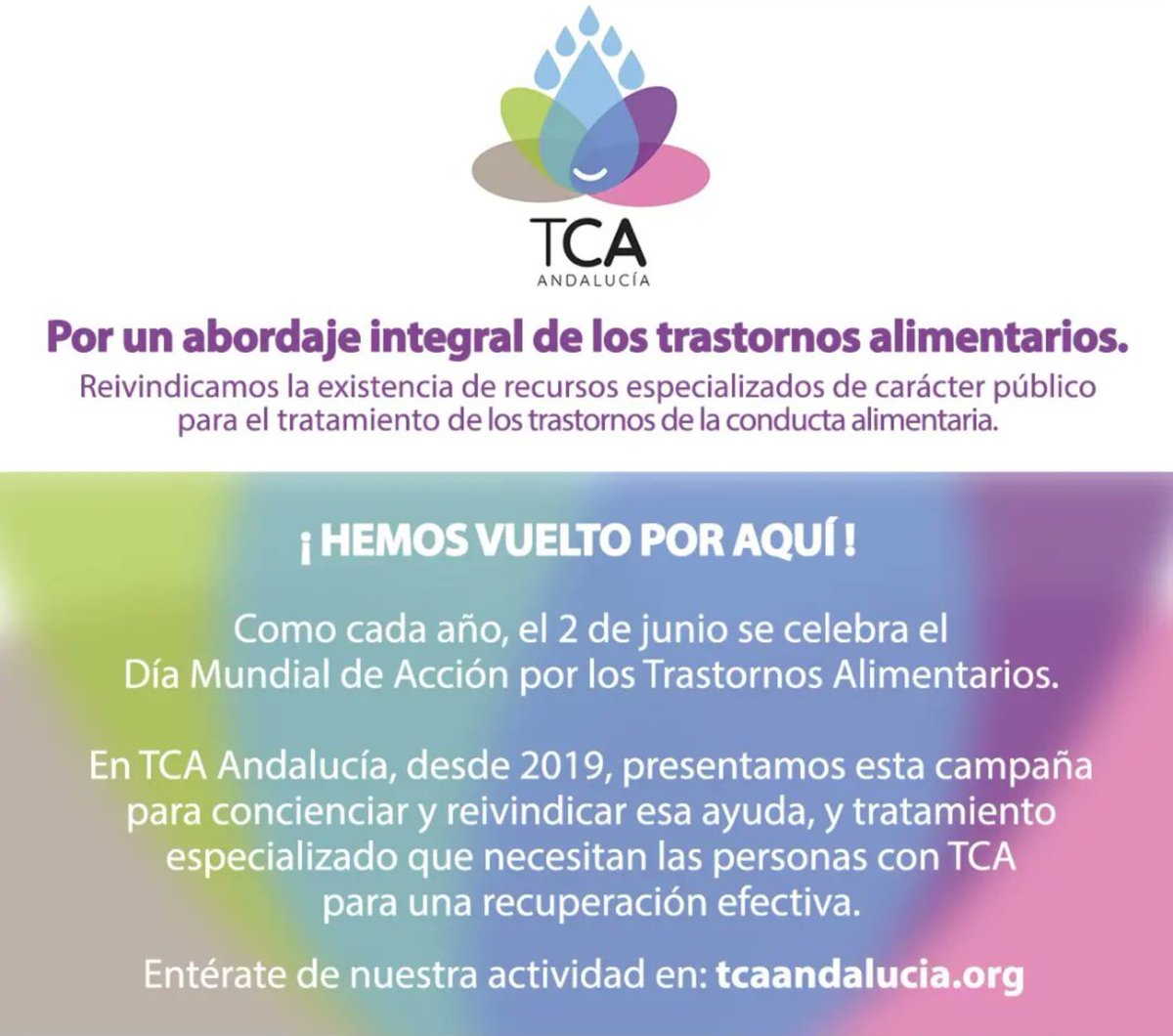 NoInvisibles's tweet photo. Es #DíaMundialdeacciónporlosTCA #WorldEatingDisordersActionDay
Enfermedad mental grave q afecta a cada vez mas personas en 🇪🇸, el 75%, entre 12 y 24 años.
Para @TCAandalucia, de los Trastornos de Conducta Alimentaria, con recursos adecuados… se sale #delosTCAsesale #worldEDday
Mas info👇
https://t.co/own1Vl5Rz5
Gr.👇@NorteSalud