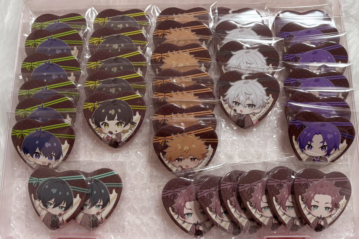 0Nvua's tweet photo. 求)同種 千切 豹馬

譲)潔 世一×6、蜂楽 廻×5、國神 錬介×7、凪 誠士郎×4、御影 玲王×6、糸師 凛×2、糸師 冴×6

1個からでもお声掛けお待ちしております🙇🏻‍♀️

ブルーロック ハート缶バッジ チョコレートコーデ https://t.co/NAawSewP04