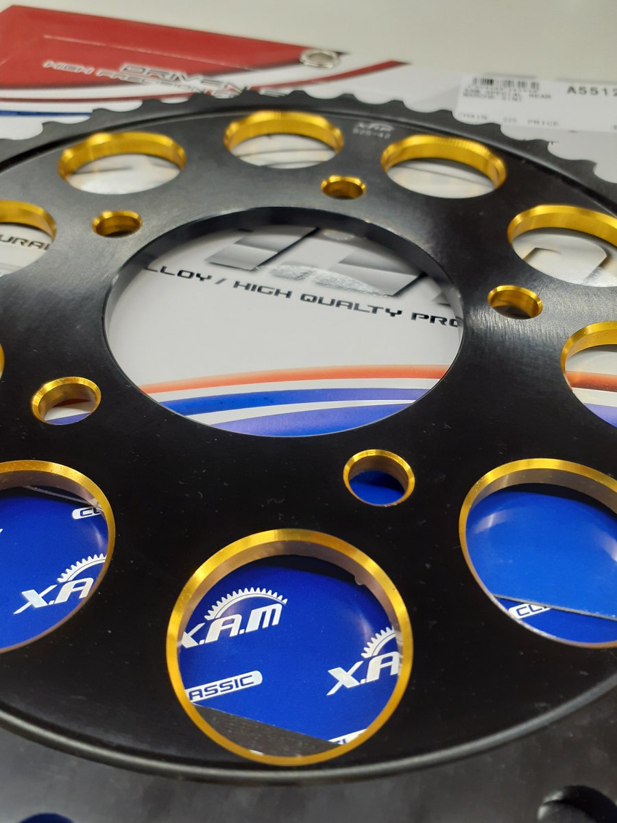 XAM Wアルマイト リアスプロケット ブラック×ゴールド Z900RS