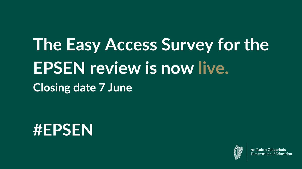 Department of Education and Youth tweet media