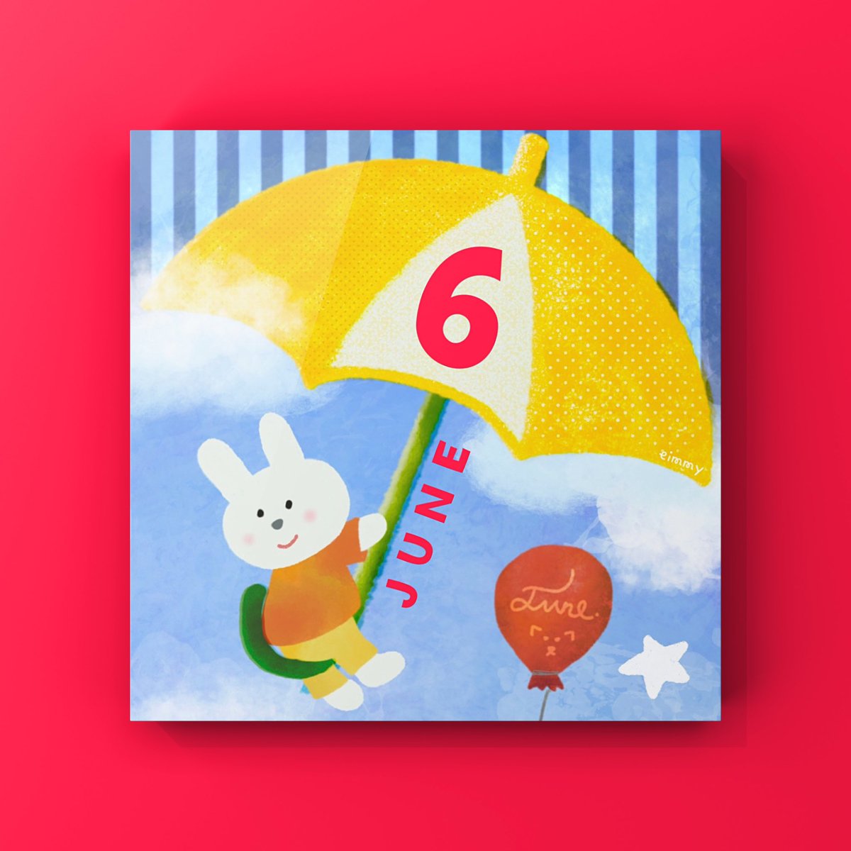 eimmy83's tweet photo. 6月は傘でお空をパトロール⛱️☁️🩵
雨から晴れへhappyパトロール🌈

🐰＜あっ！虹だー🌈
 
ぜひ使ってね！

#art #artwork #illustration  #まいにちeimmy #らくがき #らくがき日記 #イラスト #イラストレーター #壁紙無料配布 #Illustrator #eimmy #壁紙 #rainbow #🌈 #虹 #梅雨 https://t.co/5elDBJDL0n