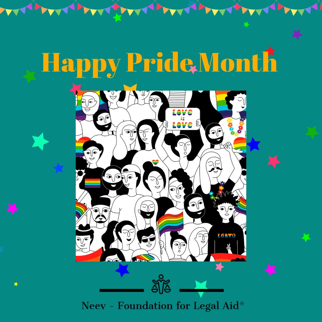 🌈 Happy Pride Month! 🌈

At Neev Foundation for Legal Aid, we stand proud in our commitment to ensuring access to justice for all, especially the marginalized and underserved communities. This #PrideMonth, we celebrate diversity and the #righttoequality for everyone!