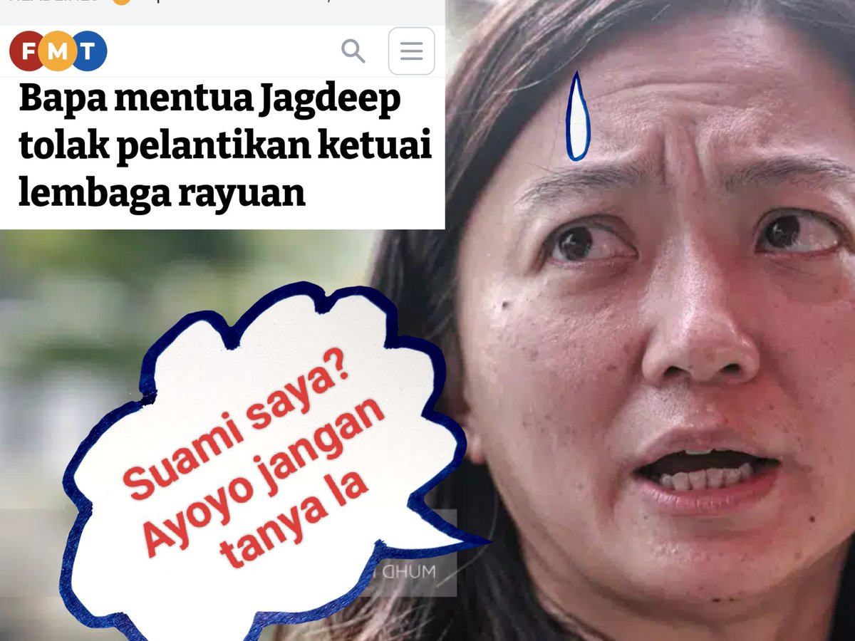 IniWorang's tweet photo. Bapa mentua Jagdeep tak mahu ada persepsi konflik kepentingan.

Hannah Yeoh anggap konflik ni cornflake je. https://t.co/Mj8DRyaR2m