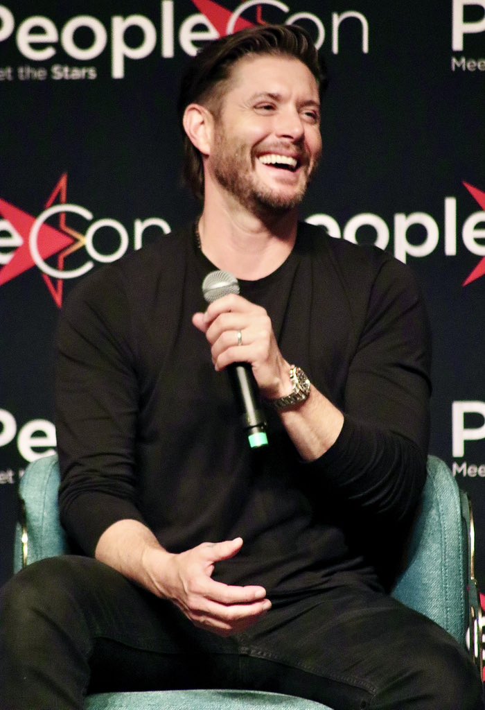 Julie_Fleming's tweet image. Jensen’s panel yesterday 

#spnfamily #dlc6