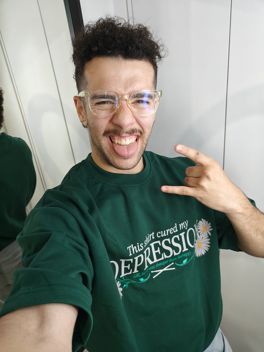 mrjagsters's tweet photo. I HAVE CURED DEPRESSION! 

Now everyone is getting their Jago Merch, reply to this tweet with a photo of you wearing yours and we'll react to them all together tonight on stream! https://t.co/8qUcUDcmTi